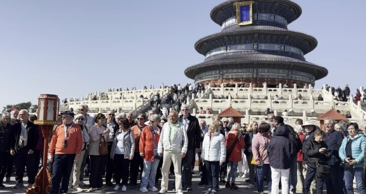 北京迎來大規模德語入境旅遊團
